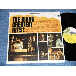 画像: THE KINKS -  GREATEST HITS! ( Ex/Ex++ Looks: Ex+) / 1966 US AMERICA ORIGINAL "MULTI-COLOR Label"  STEREO Used LP 