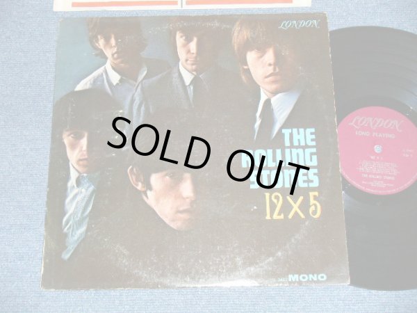 画像1: THE ROLLING STONES - 12 x 5 ( Unboxed  LONDON on TOP Label  : Matrix Number : A) 1A/B) 1A : Ex, Ex+/Ex++ Looks:Ex+) / 1964 US ORIGINAL " Unboxed  LONDON on TOP Label & MAROON Label" MONO Used LP  