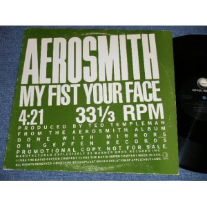 画像: AEROSMITH - MY FIST YOUR FACE ( Ex/Ex+++)  / 1985 US AMERICA ORIGINAL "PROMO ONLY" Used  12" Single