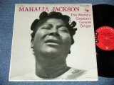 画像: MAHALIA JACKSON - THE WORLD'S GREATEST GOSPEL SINGER ( Ex++/Ex+++) / 1955 US AMERICA ORIGINAL "6 EYES Label"  MONO Used LP 