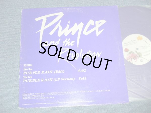 画像1: PRINCE - PURPLE RAIN ( Ex-/MINT-) / 1985 US AMERICA ORIGINAL "PROMO ONLY""PURPLE WAX Vinyl"  Used 12"  