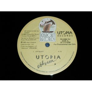 画像: UTOPIA TODD RUNDGREN - OBLIVION (Ex+++/MINT- ) / 1983 US AMERICA ORIGINAL "PROMO ONLY" Used 12"