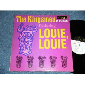 画像: THE KINGSMEN - IN PERSON  feat.LOUIE,LOUIE ( Ex+/Ex+++ Looks:Ex+++)  / 1964 US AMERICA ORIGINAL MONO Used LP 