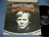 画像: BARRY McGUIRE - EVE OF DESTRUCTION ( Produced by LOU ADLER with P.F. SLOAN & STEVE BARRI Dr:HAL BLAINE,G:TOMMY TEDESCO,Ba:LARRY KNECHTEL ) ( Ex+/Ex+++)  / 1965 US AMERICA ORIGINAL MONO Used LP 