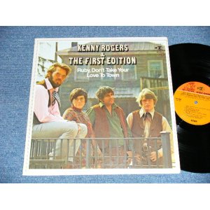 画像: KENNY ROGERS & The FIRST EDITION  - RUBY,DON'T TAKE YOUR LOVE TO TOWN (Ex++/Ex++ ) / 1969 US AMERICA ORIGINAL  1st Press"BROWN with ORANGE ROUND "wr" Logoon Top Label" Used LP 