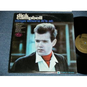 画像: DICK CAMPBELL - SINGS WHERE IT'S AT  : With MIKE BLOOMFIED, PAUL BUTTERFIELD, ...( Ex++/Ex+++ )  / 1965 US AMERICA  ORIGINAL   "PROMO"   MONO Used  LP