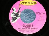 画像: SHADOWS OF KNIGHT - GLORIA : DARK SIDE   ( Ex+/Ex+)   / 1965 US AMERICA  2nd Press "Distribute by ATCO at Bottom Label" Used  7" Single 