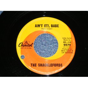 画像: The SHACKLEFORDS  : AIN'T IT? BABE / THAT OLD FREIGHT TRAIN  ( Ex++/Ex++)   / 1965 US AMERICA ORIGINAL Used  7" Single 