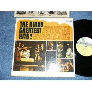 画像: THE KINKS -  GREATEST HITS! ( Matrix # 10561 1A R6217-A / 10562 1A R6217-B) ( Ex+/Ex++ Looks:Ex+) / 1966 US AMERICA ORIGINAL "MULTI-COLOR Label"  MONO  Used LP 