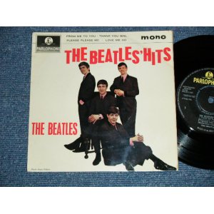 画像: THE BEATLES -　THE BEATLES' HITS (The PARLOPHONE Credt on Label Ring) ( Matrix # 2N/1N : #KT" on B-SIDE LABEL )  ( Ex++/Ex+++ Looks:Ex++) / 1963 UK ORIGINAL MONO Used 7"EP With PICTUER SLEEVE