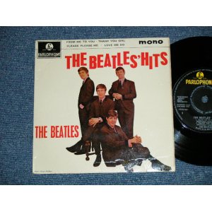 画像: THE BEATLES -　THE BEATLES' HITS (The PARLOPHONE Credt on Label Ring) ( Matrix # 2N/1N )  ( Ex+/Ex++ ) / 1963 UK ORIGINAL MONO Used 7"EP With PICTUER SLEEVE