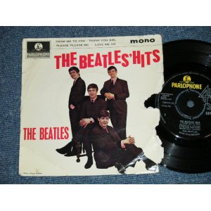 画像: THE BEATLES -　THE BEATLES' HITS (The PARLOPHONE Credt on Label Ring) ( Matrix # 2N/1N )  ( Ｐoor /Ex+ ) / 1963 UK ORIGINAL MONO Used 7"EP With PICTUER SLEEVE