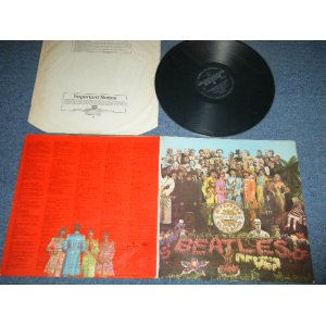 画像: The BEATLES -  SGT.PEPPERS LONELY HEARTS CLUB BAND  ( Matrix # YEX 637-1-/YEX 638-1) ( Ex++/Ex+++  ) / 1967 AUSTRALIA ORIGINAL 1st Press "HAUSTRALIA DISC + UK ENGLAND JACKET" STEREO Used LP 