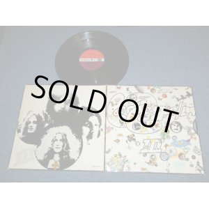 画像:  LED ZEPPELIN -  III  ( Matrix Number A) 2401002 A-5 / B)2401002 B-7) ( Ex++/Poor  some Jump)  / 1971 West Germany Jacket + UK ENGLAND  Record Export  "1st Press RED & PLUM Label"  Used LP  