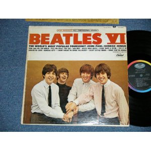 画像: The BEATLES - BEATLES VI ( Matrix # ST-1-2358- A-13 / ST-2-2358-B-12 )  ( Ex++/Ex+++ Looks:Ex++) / 1965 US AMERICA 1st Press 'See Label for correct Playing order' on Bcak Cover" "1st Press BLACK with RAINBOW Label" STEREO Used LP 