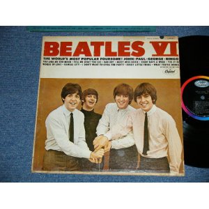 画像: The BEATLES - BEATLES VI ( Matrix #  T-1-2358- F13 /  T-2-2358-F11 )  ( Ex/Ex++ Looks:Ex++) / 1965 US AMERICA "2nd Press Back Cover" " 1st Press BLACK with RAINBOW Label"  MONO Used LP 