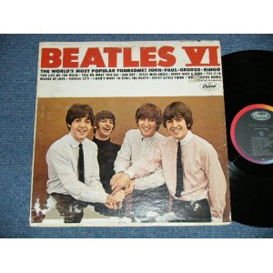 画像: The BEATLES - BEATLES VI ( Matrix #  T-1-2358- P 3G  /  T-2-2358-T4G)  ( VG/Ex) / 1965 US AMERICA "2nd Press Back Cover" " 1st Press BLACK with RAINBOW Label"  MONO Used LP 