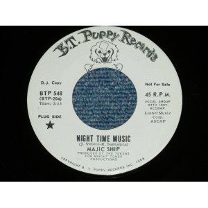 画像: MAJIC SHIP - NIGHT TIME MUSIC : GREEN PLANT ( Ex++/Ex++ ）/ Late 1960's  US AMERICA ORIGINAL "WHITE LABEL PROMO" Used 7"Single 