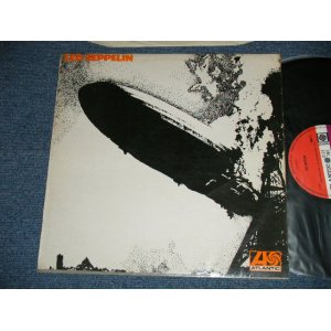 画像: LED ZEPPELIN - LED ZEPPELIN I ( 2nd Press ORANGE  Text Front Cover)( Matrix Number A) 588171 A//1 : B) 588171 B//1 ) ( Ex++/Ex++ Looks:Ex)  / 1969 UK ENGLAND ORIGINAL 2nd Press "ORANGE Text on Front Cover Top" " RED & PLUM  Label" Used LP 