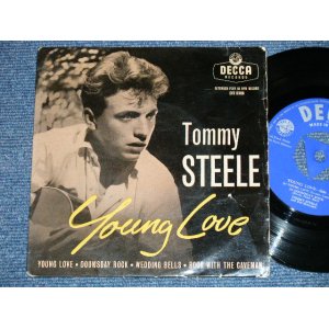 画像: TOMMY STEELE - YOUNG LOVE : First EP ( Ex+/Ex+++)  / 1956 UK ENGLAND Used  7"EP With PICTURE  SLEEVE 