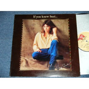 画像: SUZI QUATRO - IF YOU KNEW SUZI ... ( Ex++/MINT- )    / 1979  US AMERICA ORIGINAL Used LP 