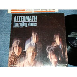 画像: ROLLING STONES - AFTERMATH ("STEREO  PS-476  & "LONDON" Logo on Bottom at Front Cover &  "CREDIT at BOTTOM Label" )   ( Matrix # ZAL 7259-1H △9250  / ZAL 7260- 1H△9250-x ) ( Ex++/Ex++ Looks:Ex+ )  / 1966 US AMERICA ORIGINAL "BOXED LONDON BLUE Label" STEREO   Used LP 