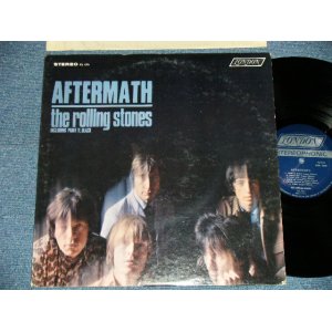 画像: ROLLING STONES - AFTERMATH ("STEREO PS-476" & "LONDON" Logo on Top Front Cover &  "CREDIT at BOTTOM Label" )   ( Matrix # ZAL 7259-1H △9250  / ZAL 7260- 1H△9250-x ) ( Ex+/Ex++ Looks:Ex+++ )  / 1966 US AMERICA ORIGINAL "BOXED LONDON BLUE Label" STEREO   Used LP 