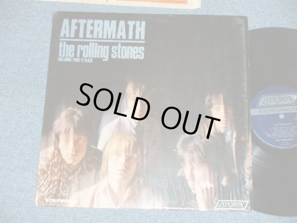 画像1: ROLLING STONES - AFTERMATH ("STEREO  PS-476  & "LONDON" Logo on Bottom at Front Cover &  "CREDIT at BOTTOM Label" )   ( Matrix # ZAL 7259-1H △9250  / ZAL 7260- 1H△9250-x ) ( MINT/MINT )  / 1966 US AMERICA ORIGINAL "BOXED LONDON BLUE Label" STEREO   Used LP 