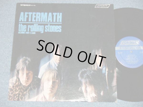 画像1: ROLLING STONES - AFTERMATH ("STEREO PS-476" & "LONDON" Logo on Top Front Cover)   ( Matrix # PS 476-A  ZAL 7259 / PS 476-B  ZAL 7260 ) ( Ex+/MINT- )  / Late 70's or Early 80's   US AMERICA REISSUE  "Boxed LONDON Blue Label" STEREO  Used  LP   