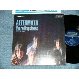 画像: ROLLING STONES - AFTERMATH ("STEREO PS-476" & "LONDON" Logo on Top Front Cover &  "CREDIT at BOTTOM Label" )   ( Matrix # ZAL 7259-1G △9250  / ZAL 7260- 1H△9250-x ) ( MINT-/MINT- )  / 1966 US AMERICA ORIGINAL "BOXED LONDON BLUE Label" STEREO   Used LP 