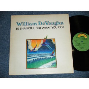 画像: WILLIAM DeVAUGHN - BE THANKFUL FOR WHAT YOU GOT  ( Ex+/Ex+++ : EDSP)   / 1974 US AMERICA ORIGINAL Used LP