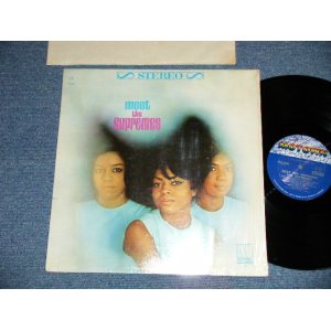 画像: THE SUPREMES - MEET THE SUPREMES : 2nd Press Front Cover ( MINT-/MINT- )  / 1963 US AMERICA "Early  Press LARGE Logo on Label" STEREO  USed LP 