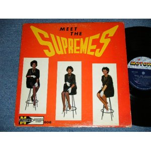 画像: THE SUPREMES - MEET THE SUPREMES : 1st Press Withdraw "STOOL"Cover ( Ex/Ex+++ )  / 1963 US AMERICA "Early  Press LARGE Logo on Label" MONO USed LP 