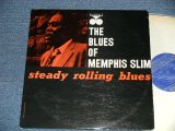 画像:  MEMPHIS SLIM - STEADY ROLLING BLUES ( Ex+++/MINT-) / 1963 US AMERICA OIGINAL 1st Press "BLUE with SILVER PRINT Label" MONO Used LP  