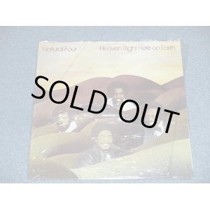 画像: NATURAL FOUR - HEAVEN RIGHT HERE ON EARTH ( Produced by LEROY HUTSON )  ( Free Soul / Sweet  Soul)  ( SEALED ) / 2000 UK ENGLAND  REISSUE "BRAND NEW Sealed" LP