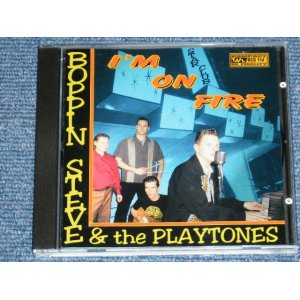 画像: BOPPIN STEVE & The PLAYTONES - I'M ON FIRE (  MINT-/MINT )  /  2001  SWEDEN  ORIGINAL Used CD 