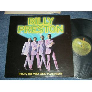 画像: BILLY PRESTON - THAT'S THE WAY GOD PLANNED IT ( Matrix # A) ST--1-3359-F-4   B) ST--2-3359-F-4) ( Ex++/Ex+++ : EDSP )  /  1969 ? US AMERICA ORIGINAL  Used LP 