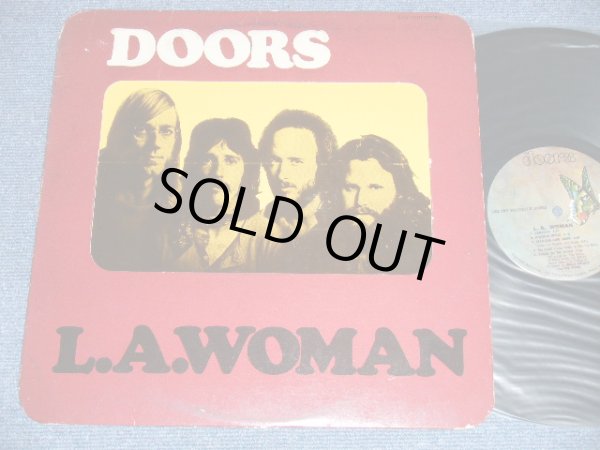 画像1: THE DOORS - L.A.WOMAN  ( Matrix # A)A-2 CTH / B)B-1 CTH )( Ex++/Ex+++) / 1971 US AMERICA Original 1st Press "BUTTERFLY Label" " ROUND JACKET with EMBOSSED" Used LP  