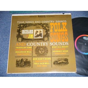 画像: RICHARD & JIM - FOLK SONGS and COUNTRY SOUNDS  (  Ex++/Ex+++ : edsp ) / 1964 US AMERICA ORIGINAL " STEREO"  Used LP