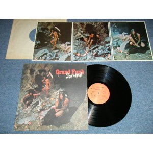 画像: GFR GRAND FUNK RAILROAD - SURVIVAL ( With 3 PIN-UPs )( Matrix #  1-764-F 9 / -2-764-F 5) ( Ex+++/Ex+++, Looks:MINT- : EDSP ) / 1971 US AMERICA ORIGINAL  3rd Press "ORANGE Label"  Used LP 