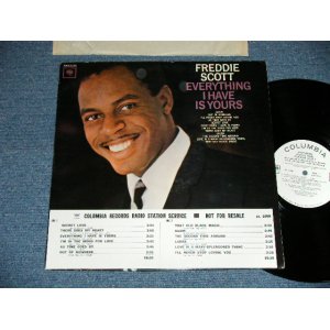 画像: FREDDIE SCOTT - EVERYTHING I HAVE IS YOURS ( Ex++/MINT- B-2:Looks:Ex++ ) / 1964 US AMERICA ORIGINAL "WHITE LABEL PROMO" MONO  Used LP +