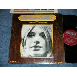 画像: MARIANNE FAITHFULL - MARIANNE FAITHFULL ( Matrix # ARL-6753-R  / ARL- 6754 ) ( Ex+/Ex Looks:VG+++)  / 1965 US AMERICA  ORIGINAL "MARRON Label with Boxed LONDON " MONO Used LP 