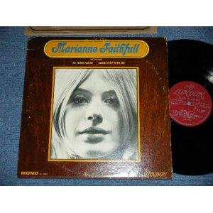 画像: MARIANNE FAITHFULL - MARIANNE FAITHFULL ( Matrix # ARL-6753-R / ARL- 6754) ( Ex+ /Ex++ )  / 1965 US AMERICA  ORIGINAL "MARRON Label with Un-Boxed LONDON with ffrr Label" MONO Used LP