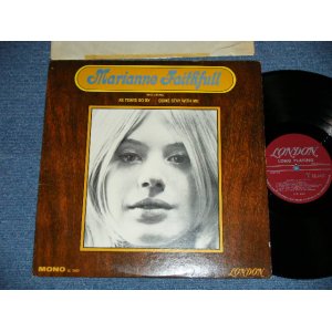 画像: MARIANNE FAITHFULL - MARIANNE FAITHFULL ( Matrix # ARL-6753-R / ARL- 6754 ) ( Ex++ /Ex+++ )  / 1965 US AMERICA  ORIGINAL "MARRON Label with Un-Boxed LONDON " MONO Used LP 