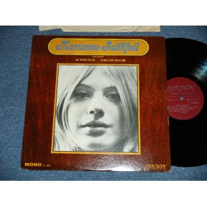 画像: MARIANNE FAITHFULL - MARIANNE FAITHFULL ( Matrix # ARL-6753  / ARL- 6754 ) ( Ex++,Ex /Ex++ )  / 1965 US AMERICA  ORIGINAL "MARRON Label with Un-Boxed LONDON " MONO Used LP 