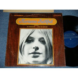 画像: MARIANNE FAITHFULL - MARIANNE FAITHFULL ( Matrix # ZAL---6753-1 OS /  ZAL---6754-1 OS ) ( Ex+/Ex++ Looks:Ex++ )  / 1965 US AMERICA  ORIGINAL "BLUE Label with Boxed LONDON " STEREO Used LP 