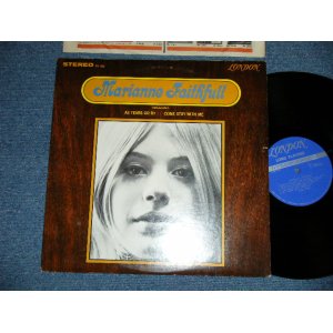 画像: MARIANNE FAITHFULL - MARIANNE FAITHFULL ( Matrix # ZAL-6753 / ZAL-6754  ) ( Ex+/Ex+++ EDSP )  / 1965 US AMERICA  ORIGINAL "BLUE Label with Un-Boxed LONDON " STEREO Used LP 