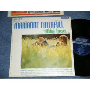 画像: MARIANNE FAITHFULL - FAITHFULL FOREVER ( Matrix # ZAL-7261-1D  /  ZAL-7262-1D ) (Ex+/Ex+ )  / 1966 US AMERICA  ORIGINAL "BLUE Label with Boxed LONDON " STEREO Used LP 