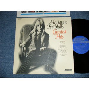 画像: MARIANNE FAITHFULL -  GREATEST HITS  ( Matrix # ZAL-8748-2  /  ZAL-8749-2 ) (Ex+/Ex+ )  / 1969 US AMERICA  ORIGINAL "BLUE Label with Boxed LONDON " STEREO Used LP 