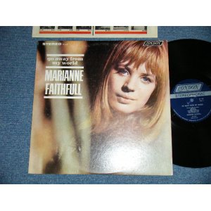 画像: MARIANNE FAITHFULL - GO AWAY FROM MY WORLD ( Matrix # ZAL-7033-4  /  ZAL-7034-1 ) (Ex++,Ex/Ex+++ )  / 1965 US AMERICA  ORIGINAL "BLUE Label with Boxed LONDON " STEREO Used LP 